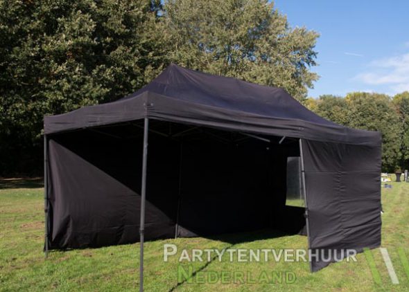 Het beste Aubergine van mening zijn Zwarte easy up tent 3x6 huren in Utrecht - Partytentverhuur Utrecht
